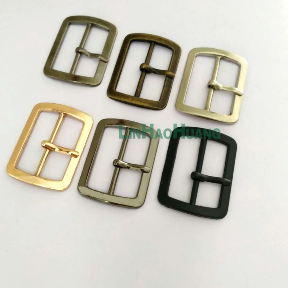 50pcs/lot metal alloy 18mm shoe buckle with pin alloy belt buckle 6colors silver/black/bronze/ligth gold/gun metal/matt black