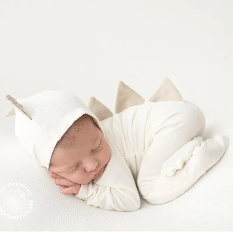 

Dragon outfits for baby photography props,knit romper newborn props