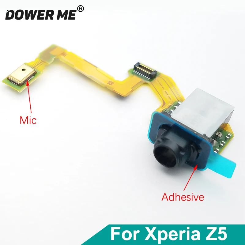 

Dower Me Earphone Headphone Jack Audio Microphone Flex Cable For Sony Xperia Z5 E6683 E6653 E6633 Z5 Dual Fast Shipping