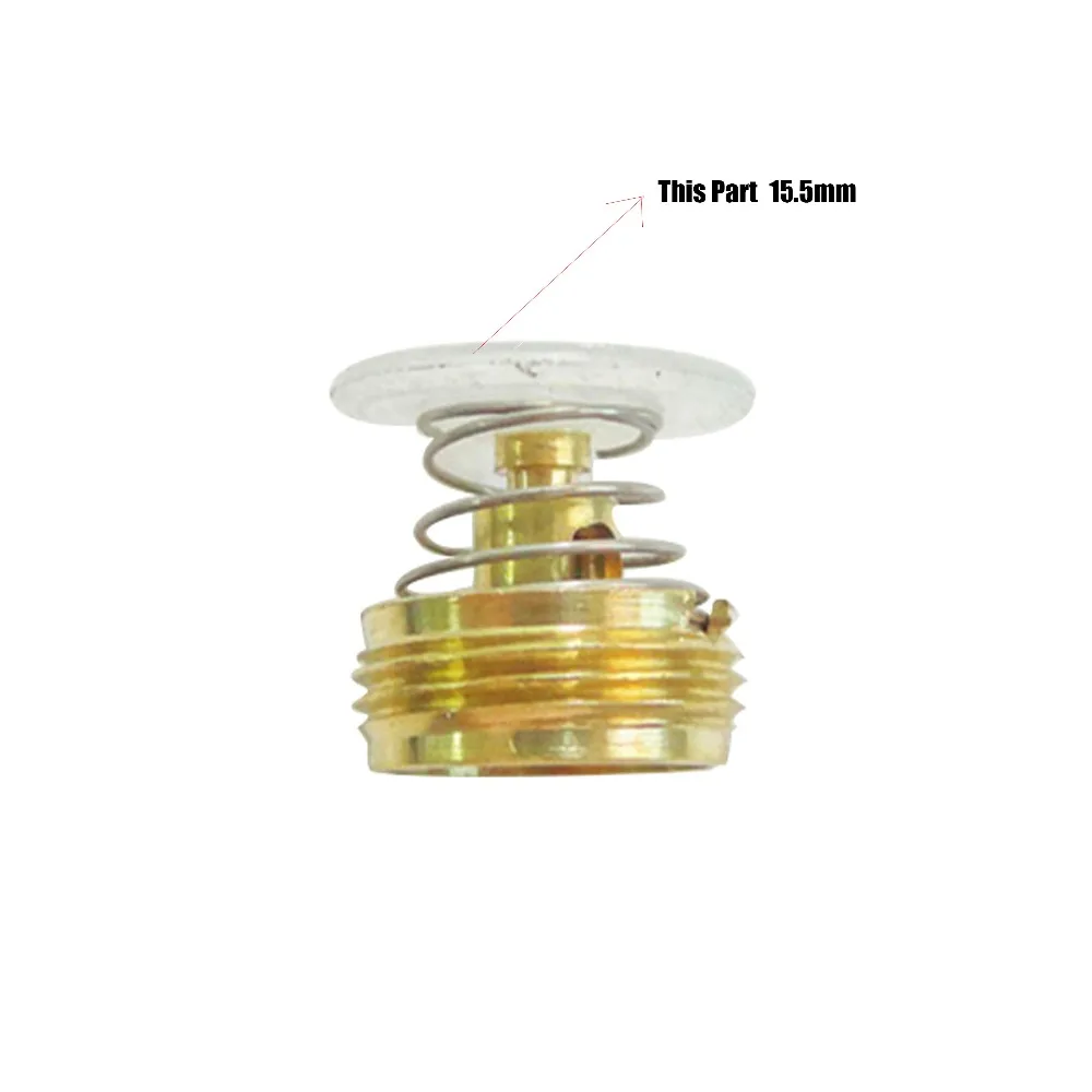 Gas Water Heater Brass Control Valve Core Plastic White Cap Cover Piece 100pcs/lot OD=15.5mm