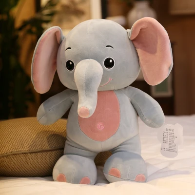 

large 60cm lovely cartoon elephant plush toy soft doll throw pillow Christmas gift s2549