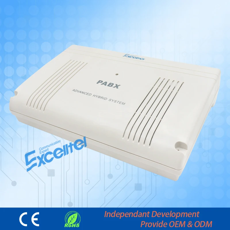 

High capacity PABX/ CP1696-448 4 PSTN line 48 extension with PC software management -Greeting download