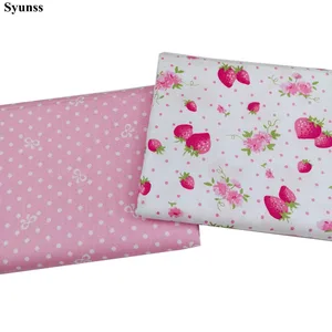 Syuns-Morango Dot gedruckter Twill-Baumwollstoff, handwerkliche Nähe DIY, Patchwork-Babytuch, Angst gestepptes Tilda-Tissue-Bett 12 Hauptverkaufs Erdbeerstoff - №5