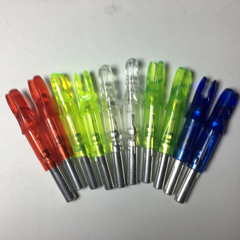 6pcs Lighted Nock LED Lighted Arrow Nock for Hunting Shooting Compound Bow Archery Accessories