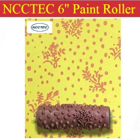 

6'' NCCTEC soft rubber decorator roller FREE shipping | 150mm wall paint roller tools