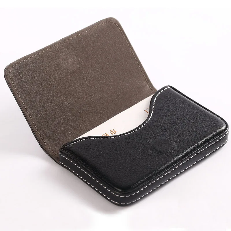 50pcs Fashion Men Business Card Holder Casual PU Wallet Coin Purse Holder Coin ID Card Pocket ZA6909