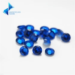 Size 1~12mm Round Cut 114# 112# 113# Blue Gems Synthetic Spinel Stone For Jewelry