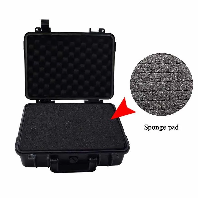 Shockproof Camera Safety Box ABS Sealed Waterproof Hard Boxes Equipment Case with Foam Vehicle Toolbox Impact Resistant Suitcase