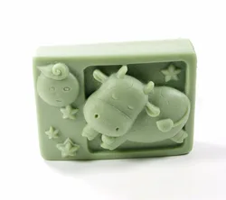 Taurus constellations Mould Craft Art Silicone 3D Soap Mold Craft Molds DIY Handmade Candle Molds S390