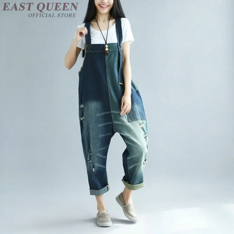 Jumpsuit female 2018 winter dungarees for women rompers jumpsuit trousers female jeans denim overalls women jump suit DD1225