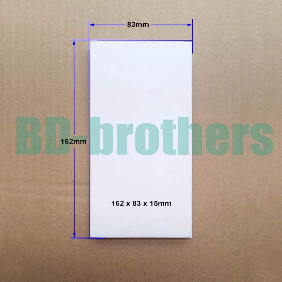 162 x 83 x 15mm Wihte Paper Box for LCD Screen Packing Package Wholesale 5000pcs/lot