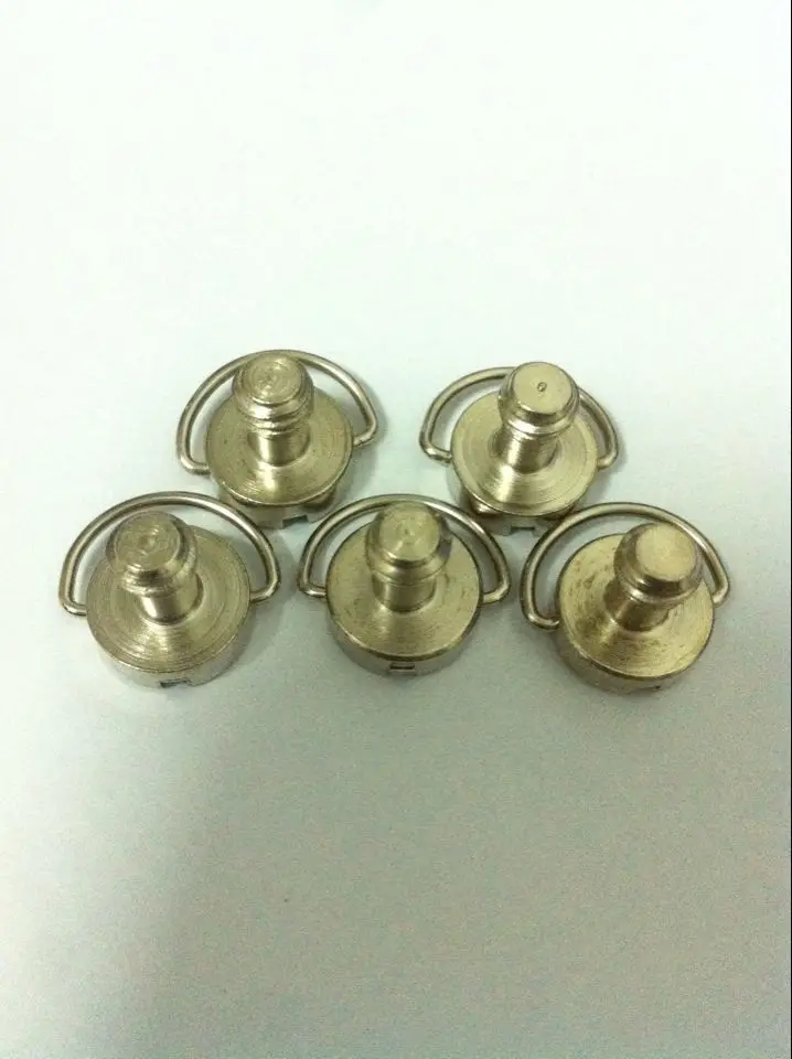 5 piezas x 1/4 "D-Ring tornillos de cámara para cámara DSLR trípode Placa de liberación rápida
