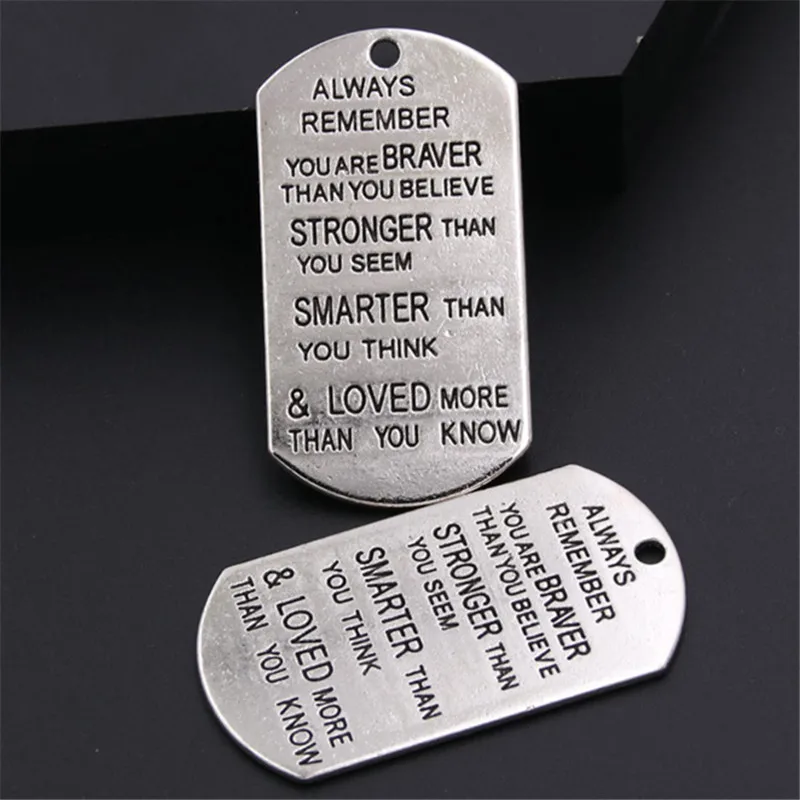 2pcs  Silver Color Best Friend Words 