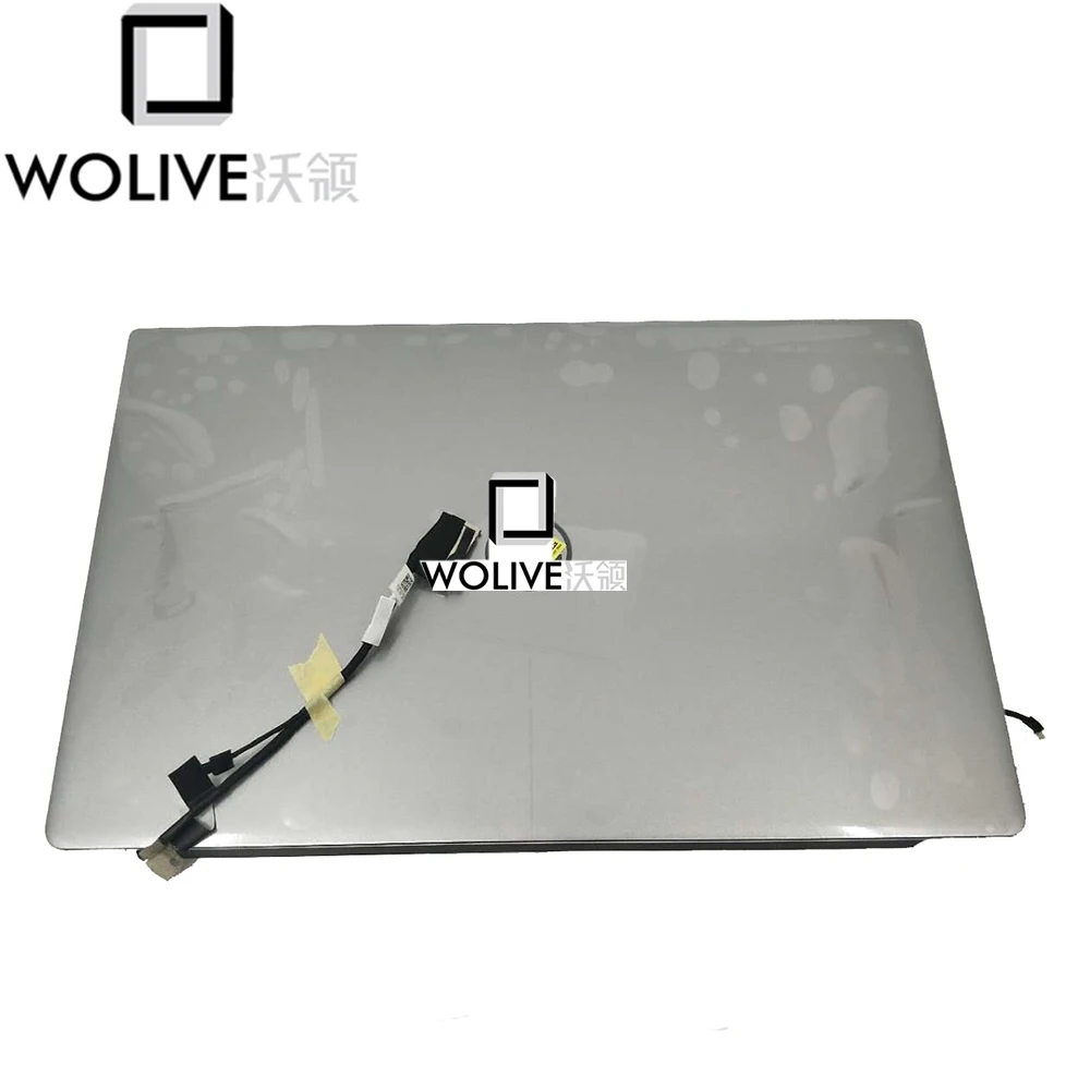 Conjunto de tela wolive para dell xps 13 9350 qhd tela de toque lcd assembléia p/n: wgtpy