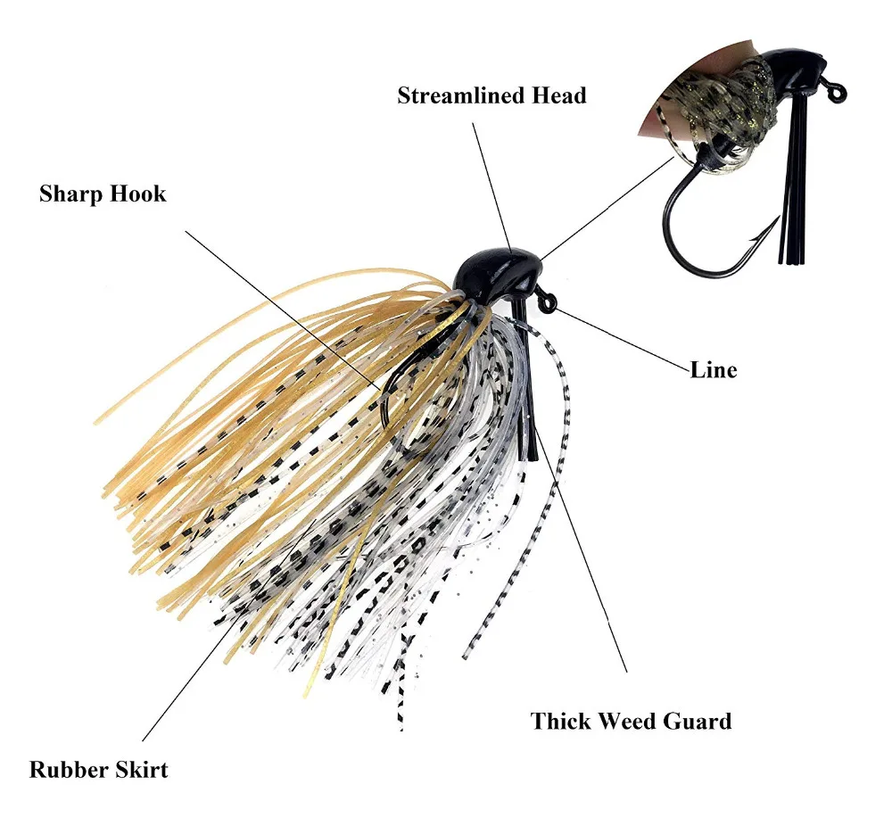 THKFISH Jig Señuelos Swimbaits de Silicona para Lubina – anzuelo - imagen 3