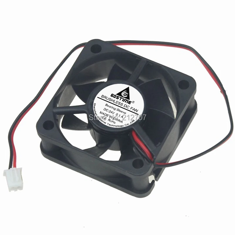 20PCS/LOT Gdstime Brushless DC Cooling Fan Motor 5020 24V 2Pin 50X50X20mm 50mm 5cm