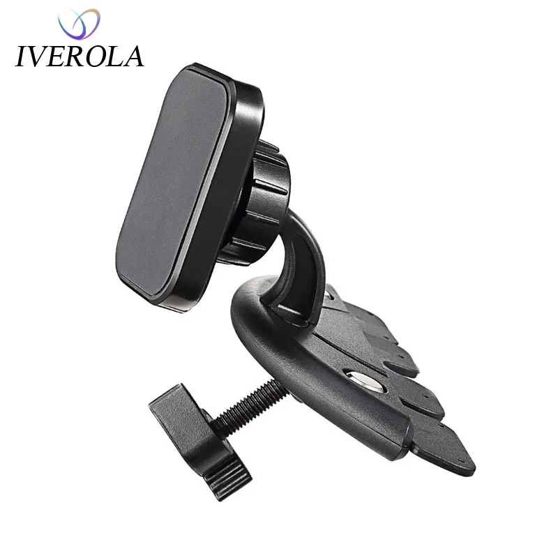 Car Phone Holder Universal CD Slot Magnetic Car Mount Holder 360 Rotation Mobile Phone Holder Stand for Cell Phones Tablets GPS