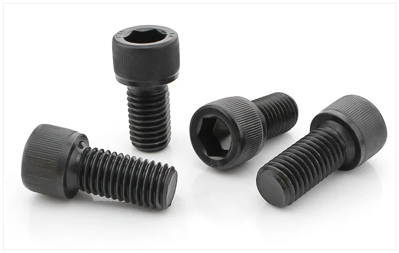 12.9 grade  M2*3/4/5/6/8/10/12/14/16/18/20/25/30/35/40 black carbon steel hex socket cap head screws allen bolt131