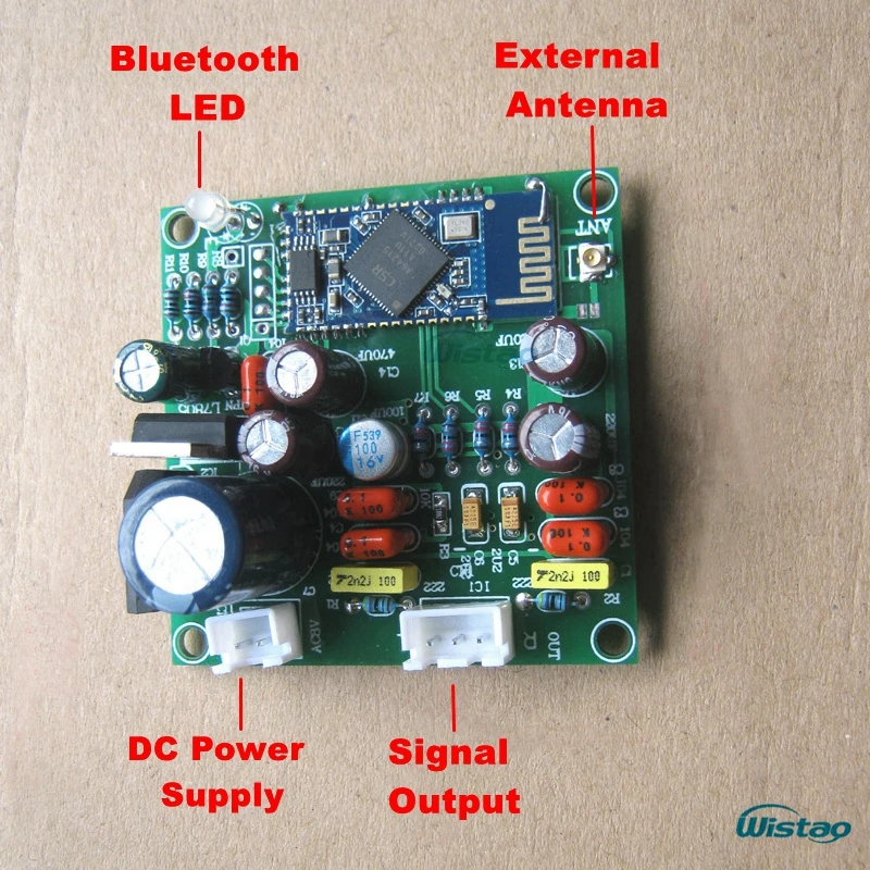 CSRA64215 Bluetooth Decoding Board PCM5102A Hardware Decoding Support APT-X Free Shipping