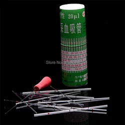 1box (400pcs) 20ul \40ul glass disposable blood collection vessel glass capillary tube micro capillary pipette