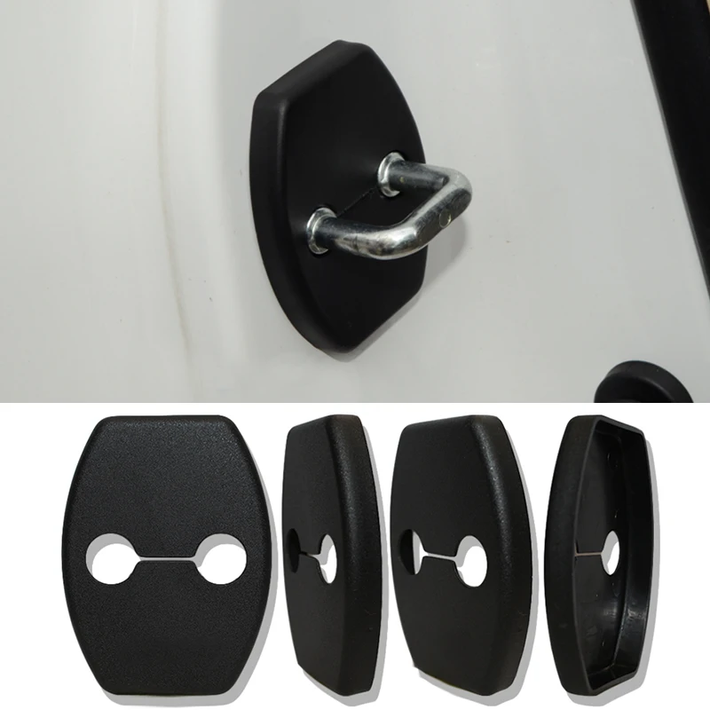 Car Styling Door Lock Decoration Cover Car Covers Door Stopper Protection Cover Fit For Toyota  LAND CRUISER PRADO  8pcs Per Set