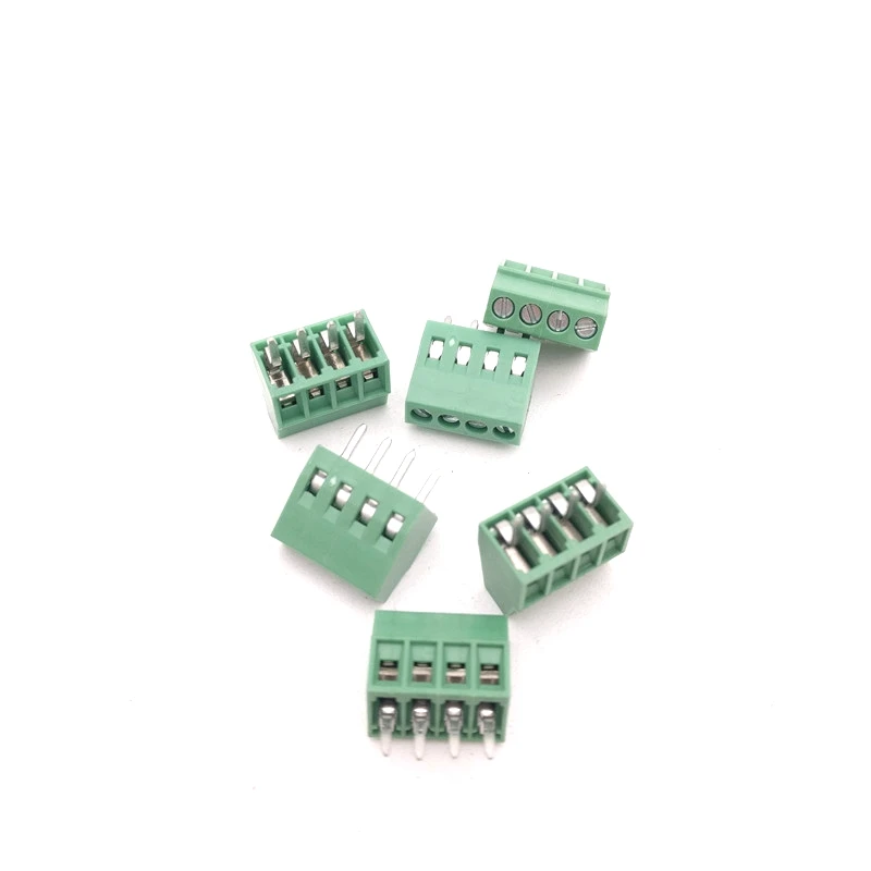

50 шт./лот 2,54 мм шаг PCB клеммный блок 4P 150V6A UL, 130V8A IEC, CE Rohs