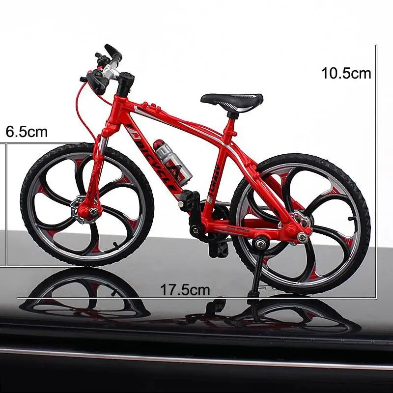 Mini dedo para bicicleta de montaña y carretera, uds de Metal, decoración de bicicleta de juguetes de bicicleta, excelente modelo de bicicleta, regalo para niños, 1 juguetes Bmx