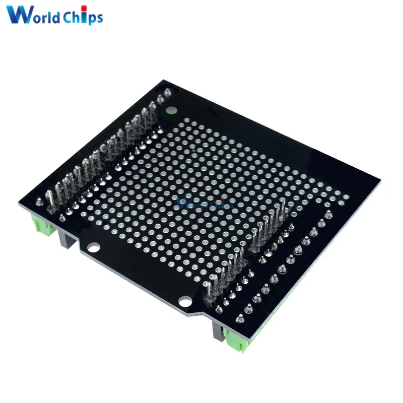 diymore Standard Proto Screw Shield Assembled Prototype Terminal Expansion Board for Arduino Opening Source Reset Button D13 LED