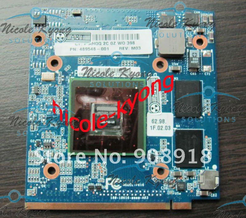 489548-001 9300M GS G98 730 U2 256MB VGA Video Board Card for IQ500 IQ700 IQ770 IQ505 IW512 IQ812 IQ800 Replace 5188-7147