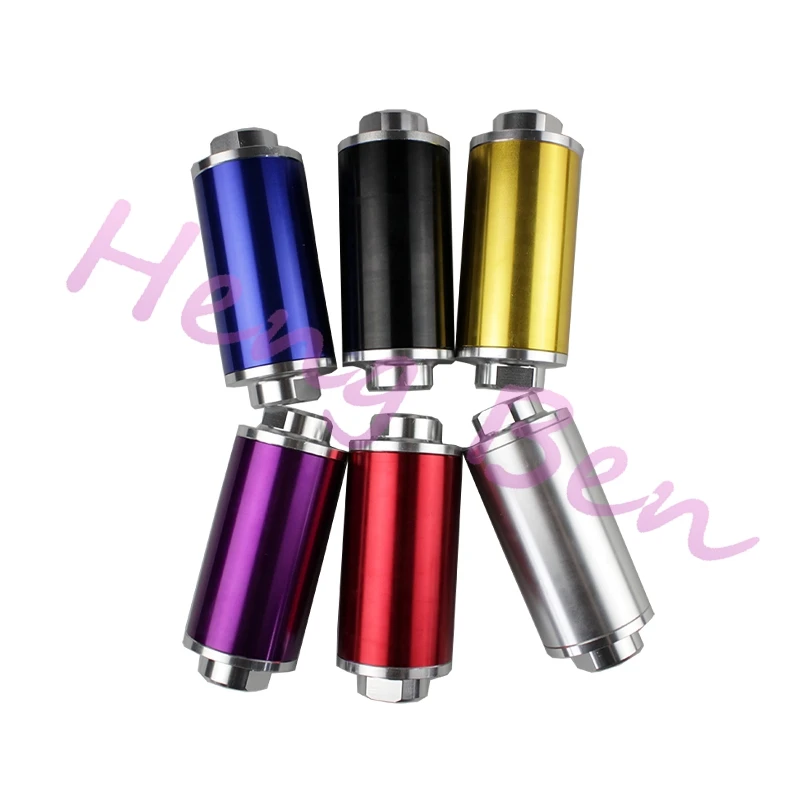 Ready Inline Aluminum Fuel Filter AN6 AN8 AN10 With 100 Micron Element Steel SS