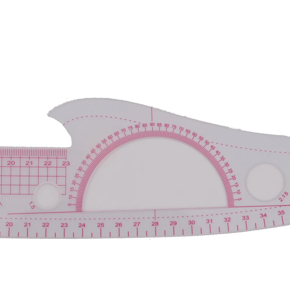 Multifunctional Curve Ruler Tailor Ruler Tailoring Cutting Template Foot Costume Design Neckline Armhole Curve Rulers;  #3250