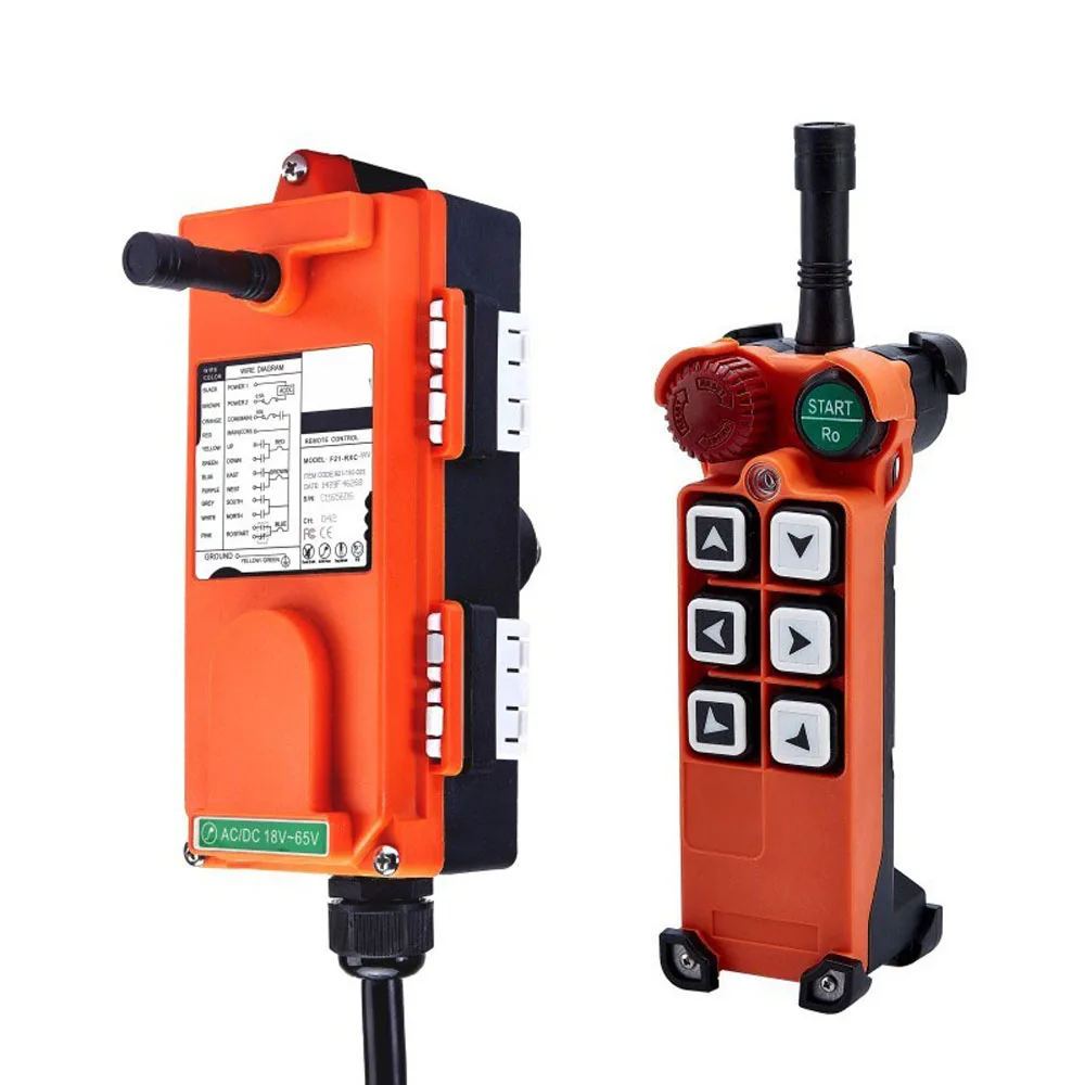 Original TELECRANE Wireless Industrial Remote Controller Electric Hoist Remote Control 1 Transmitter + 1 Receiver F21-E1