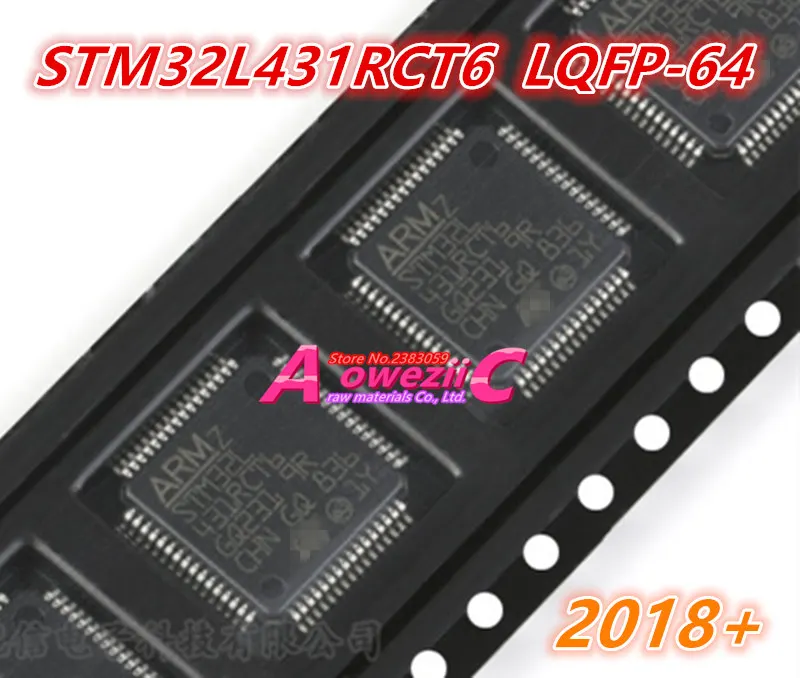 100%new original STM32L431CCT6 STM32L431CBT6 STM32L431RCT6  STM32L431VCT6 LQFP48/64/100 STM32L431KCU6 QFN32 STM32L431RCI6 BGA64