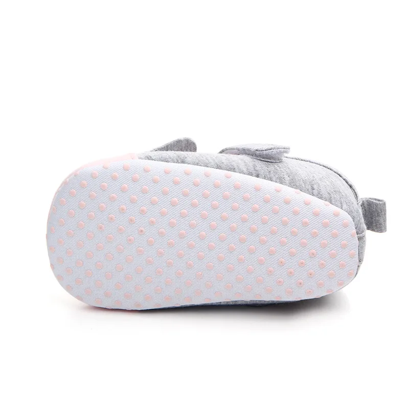 0-18M Sole Shoes Rabbit Shoes First Walkers Children Spring Baby Girl Soft Shallow Mouth Princess First Walkers Shoes