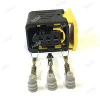 Enchufes hembra impermeables de 3 pines, Conector de coche para Benz BMW 1-1418448, 1 con terminales