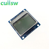 1pcs blue 84X48 Nokia 5110 LCD Module with blue backlight with adapter PCB for arduino