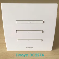 Receptor de pared Dooya DC227A de un solo canal RF433, compatible con persianas tubulares Dooya S Motor/S, funciona con emisores Dooya RF433 como DC2700