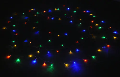 32.8ft 10m 80LED String Fairy Lights AA Battery power Operated twinkling lamp Christmas Xmas Wedding Party Home Decor-Multicolor