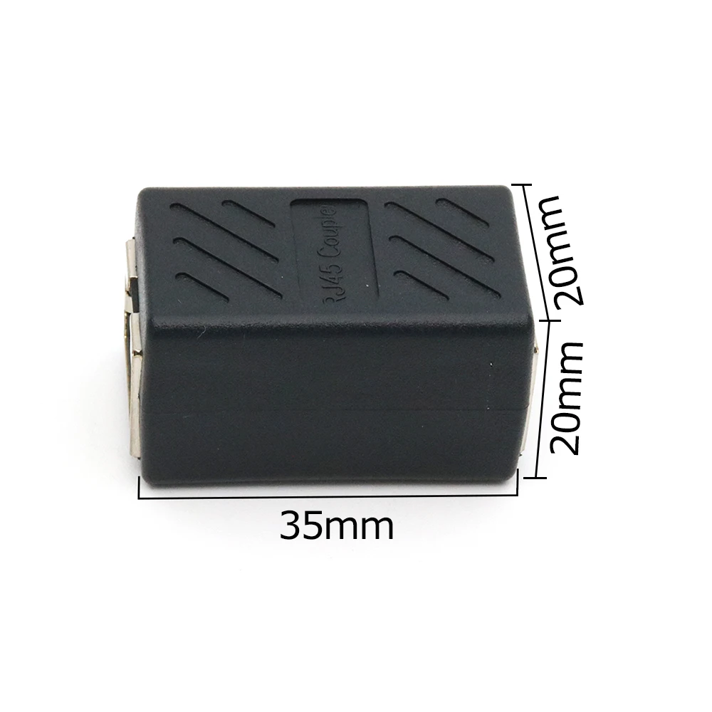 xintylink rj45 connector rg45 cat6 cat5e double ethernet cable adapter rg rj 45 network extender extension stp lan female socket
