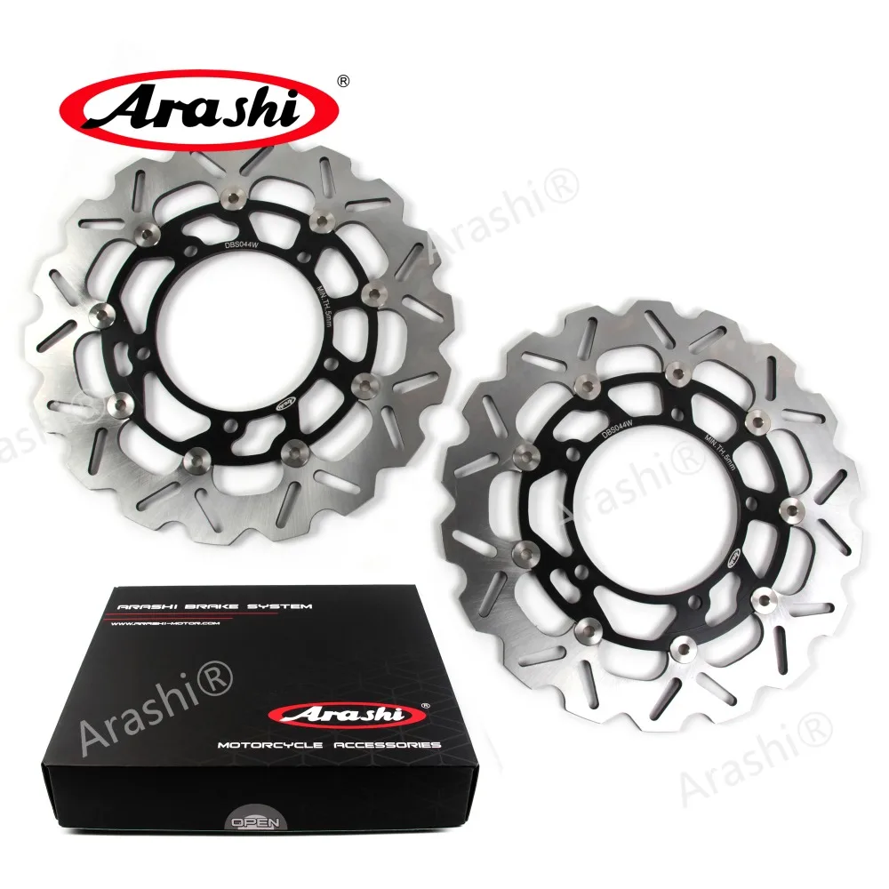 Arashi 1 Pair For SUZUKI DL VSTROM ABS 650 2007 - 2021 CNC Front Brake Disc Rotors DL650 V-STROM 2008 2009 2010 2011 2012 2013