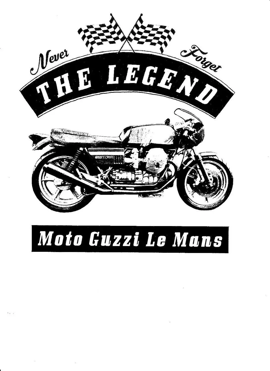 T-Shirt, Moto Le Mans Guzzi Bike Motorrad Motorcycle High Quality Men'S Cotton Clothing T-Shirts Ringer T Shirt