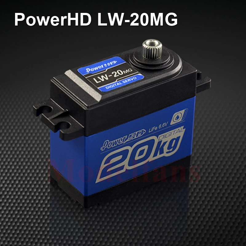 POWER HD LW-20MG 100% Servo Digital tahan air 20kg/60g untuk 1/8 1/10 mobil RC pesawat terbang