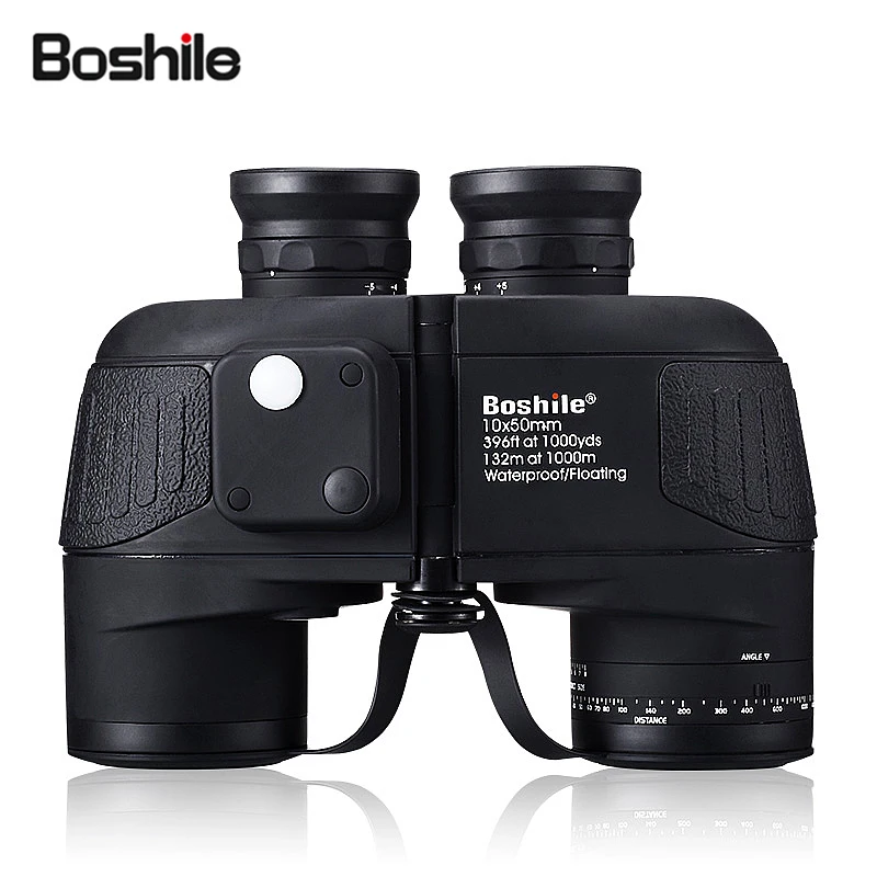 Boshile Military Binoculars 10X50 Rangefinder &Compass Telescope Binocular Lll Night Vision HD Powerful Binoculars For Hunting