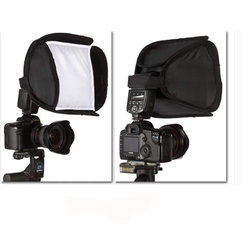 Foleto Softbox E23 23*23 cm Flash SPEEDLITE Luce Soft Box Diffusore per canon nikon yongnuo SB-600 SB-700 SB-800 SB900 580ex ii