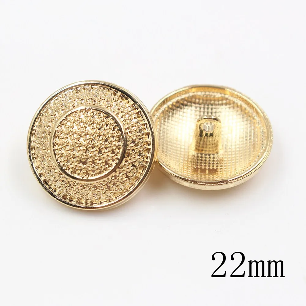10pcs/lot Hollow Style metal buttons Gold for clothing sweater coat decoration shirt buttons accessories DIY JS-0278