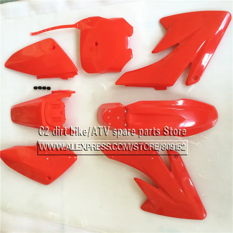 CRF 70 Plastic covers Fairing Kits CRF70 dirt Pit Bike Procket Bike Xmotos Baja DR50 49 50cc 70 90 110  Kayo HK 160
