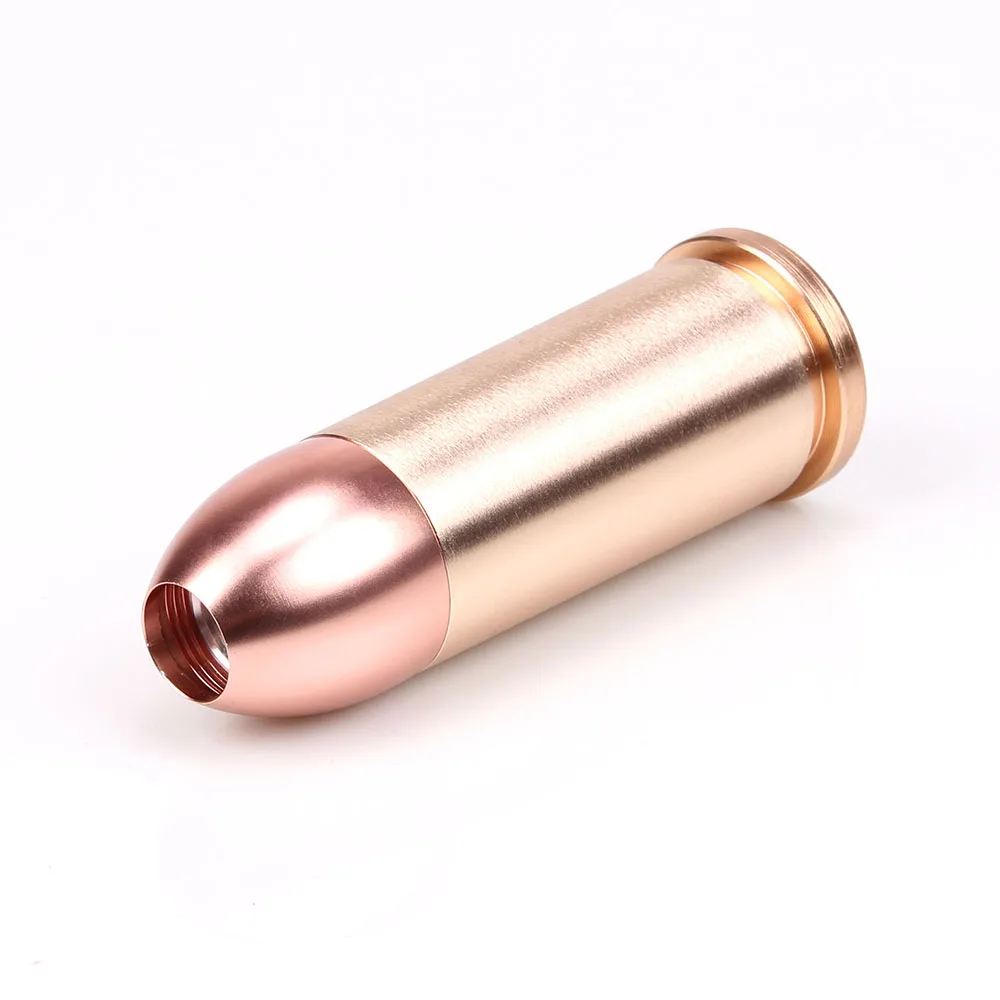 RASTP-Brass Bullet Style Gear Shift Knob for Car SUV Truck Manual Transmission Shifter Lever Shift Knob RS-SFN048