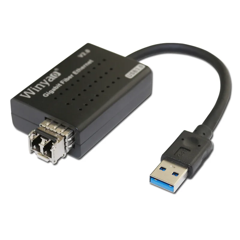 Winyao USB1000F-SX USB 550 Gigabit Fiber Ethernet сетевой адаптер нм, многорежимный оптический модуль приемопередатчика SFP NIC м