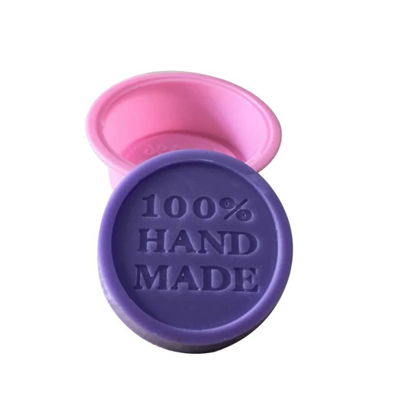 Afbeelding 3: Hoge Kwaliteit 100% Hand Made Ronde Diy Siliconen Mal Zeep Mal Vorm Mould Fondant Cake Decorating Gereedschap Huis Keuken Benodigdheden