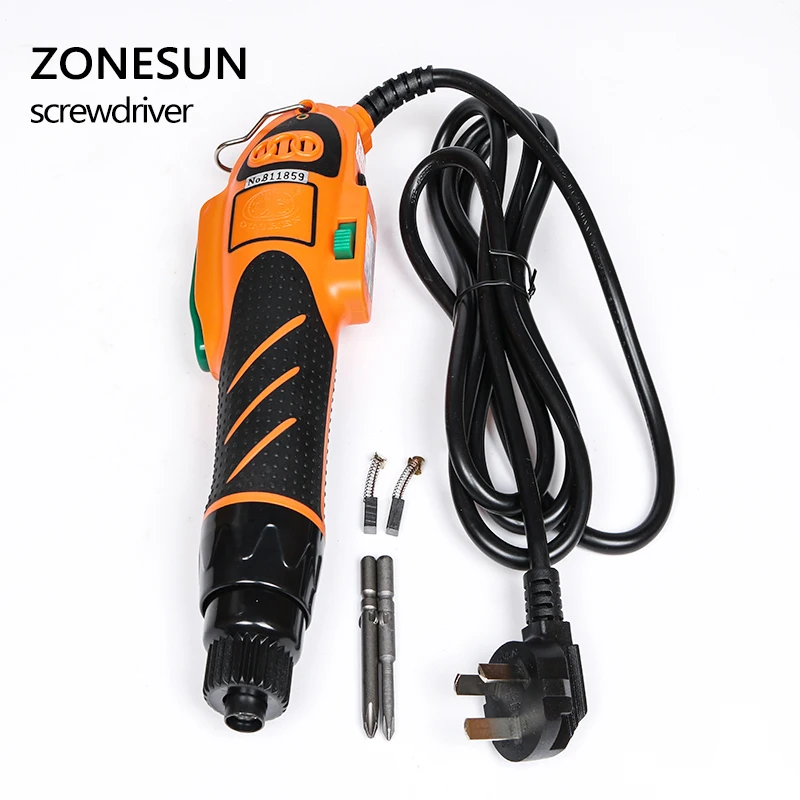 ZONESUN 電気スクリュードライバーハンドヘルド Barly など充電器トルク電動ドライバー 220 ボルト